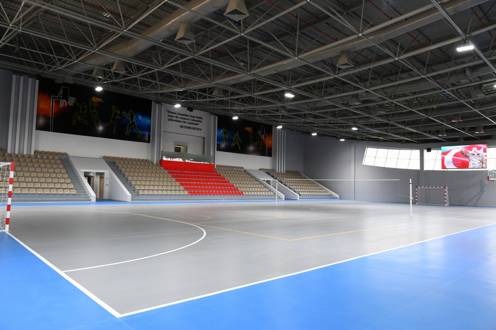 Goranboy Olimpiya İdman Kompleksinin açılışı olub